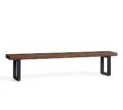 Griffin Reclaimed Wood Dining Bench, Pine, 86"L - 14"W