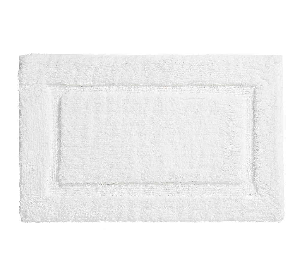 Morgan Memory Foam Bath Mat (White, 21" x 34")