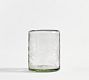 Etched Floral Recycled Double Old Fashioned Glass, Single