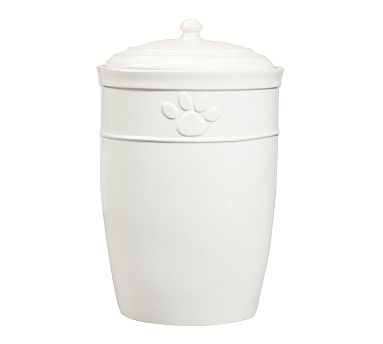 Cambria Pet Food Canister, Stone
