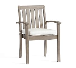 Chatham Stacking Dining Armchair, Gray