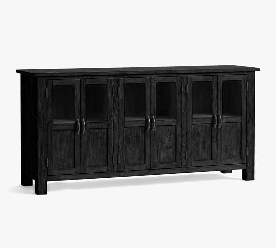 Pottery barn black buffet discount