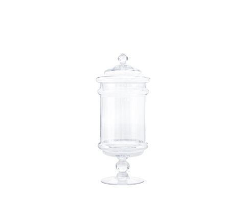 Small Apothecary Jar, 5.5"D, 14.5"H