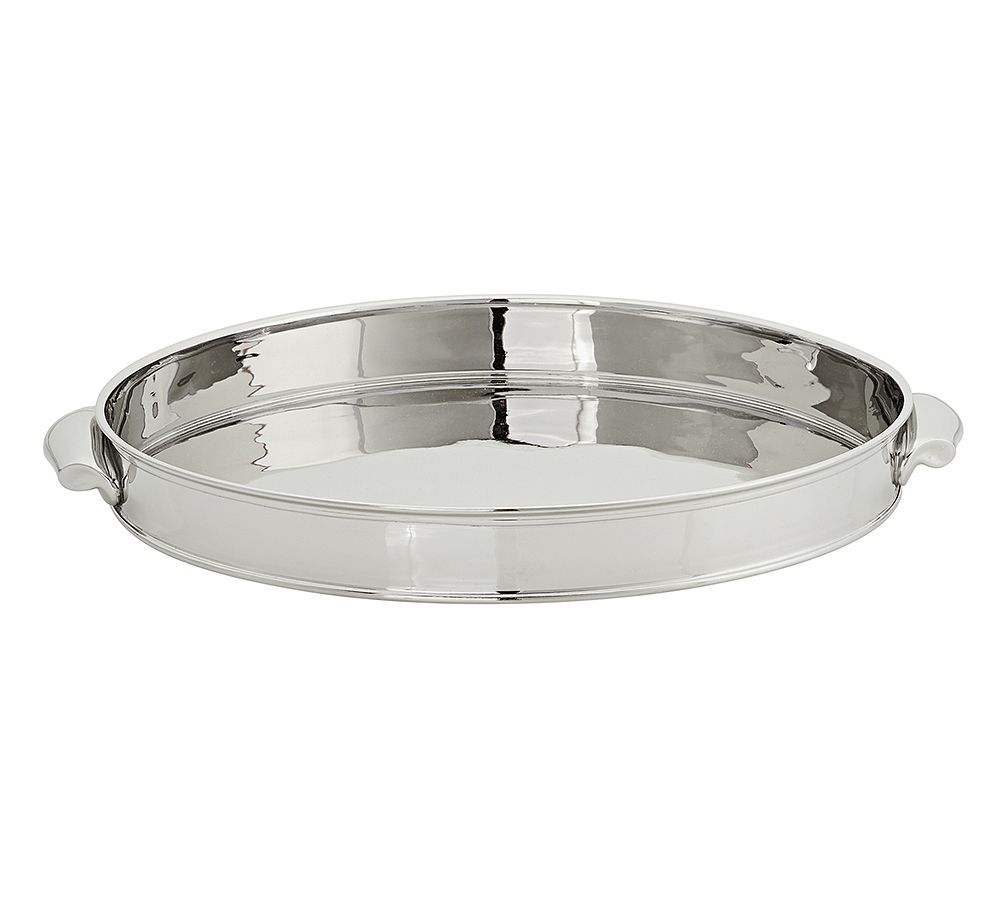 Harrison Round Bar Tray - silver