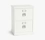 Bedford 20.5" 2-Drawer File Cabinet, Antique White