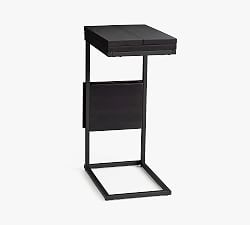Allen 18 Extending C Table Warm Black Pottery Barn