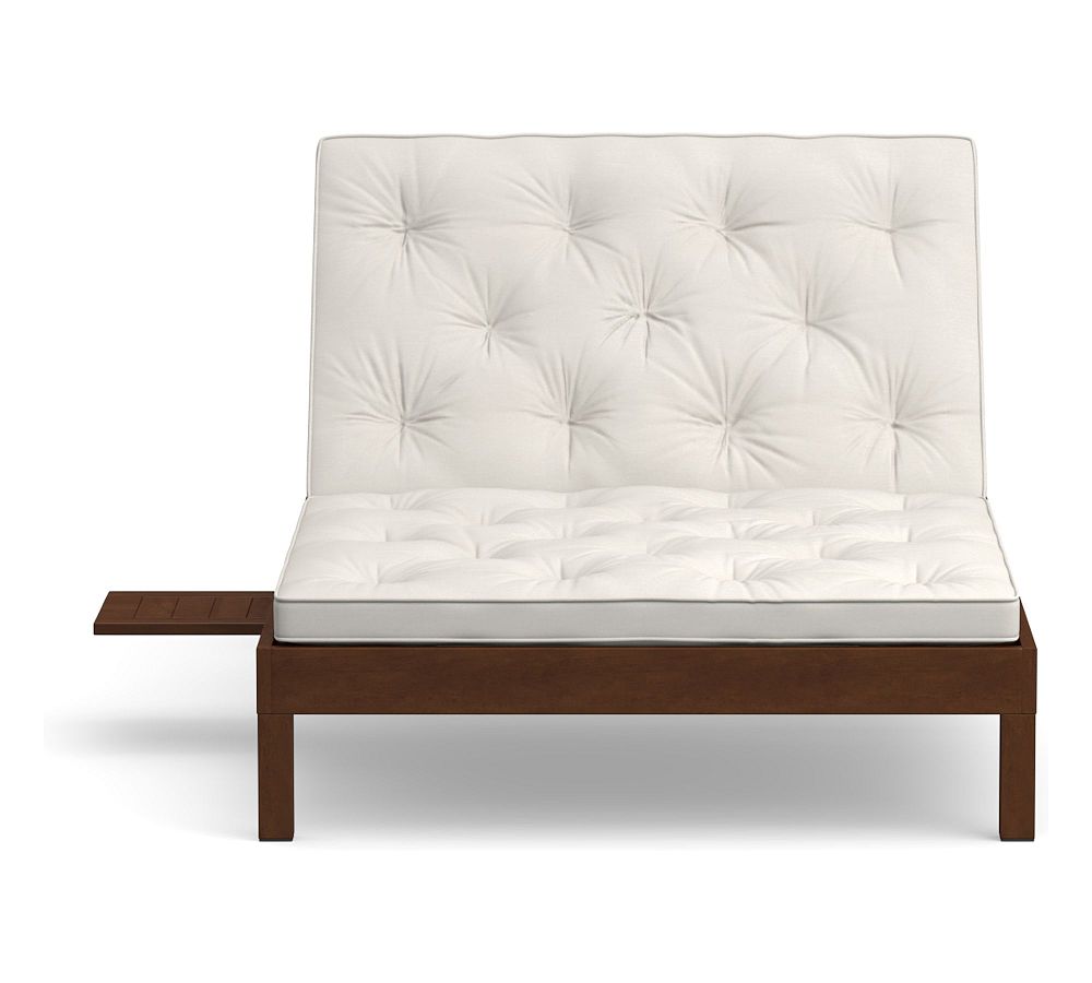 Universal Double Chaise Cushion:REMOVABLE , Natural Sunbrella&#0174;