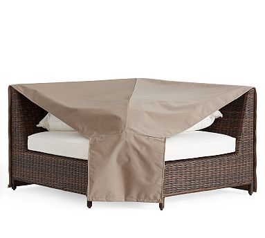 Torrey Custom-Fit Outdoor Furniture Covers - Sectional Wedge-Corner Chair