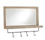 Lucy Entryway Mirror with Hooks
