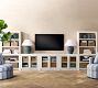 Dillon Grand Glass Media &amp; Bookcase Suite (180&quot;)
