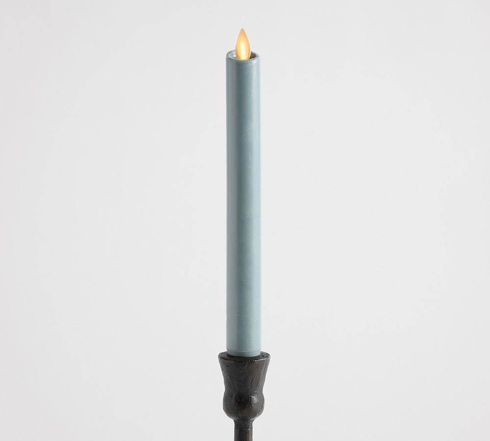 Premium Flickering Flameless Wax Taper Candle