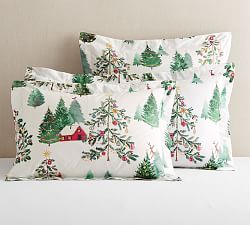 Open Box: Christmas in the Country Percale Sham