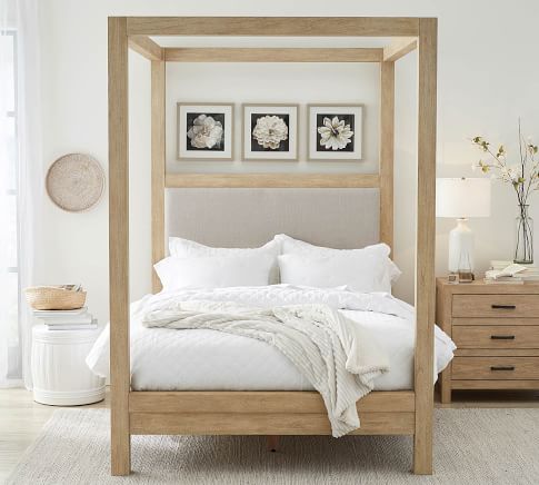 Linwood Platform Canopy Bed Pottery Barn