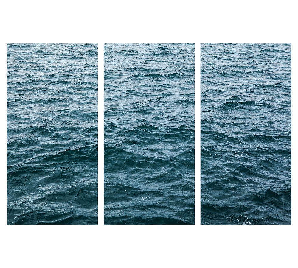 Wave Triptych Canvas Print