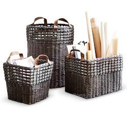 Aster Woven Rectangle Basket