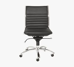Fowler Armless Swivel Desk Chair