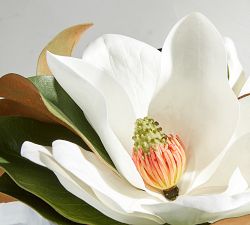 Faux Magnolias Composed Arrangement