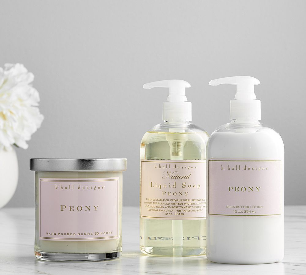 K. Hall Peony Soap Pump