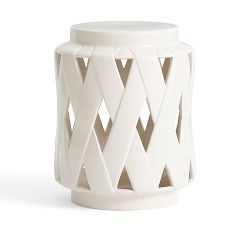 Lattice Ceramic Side Table