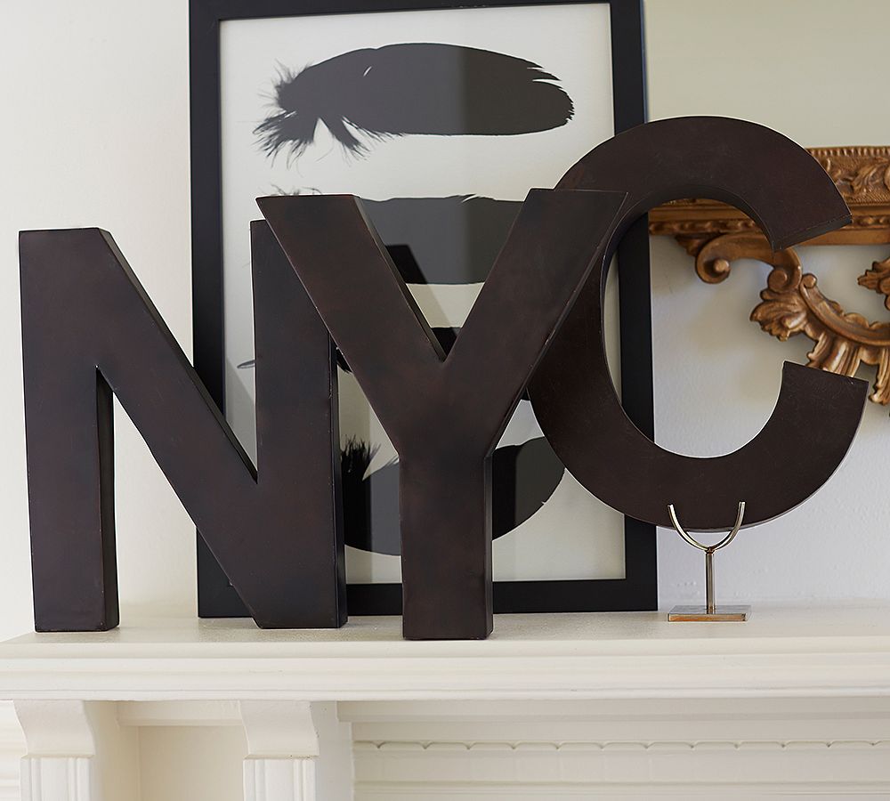 Metal Letters - Bronze