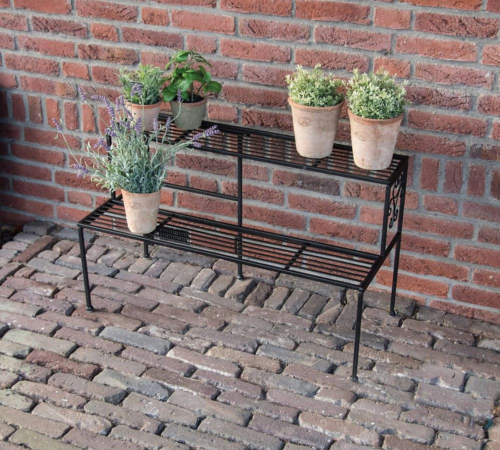 2-Shelf Tiered Plant Etegere