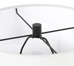 Fairley Metal Table Lamp with Linen Drum Shade (28&quot;)