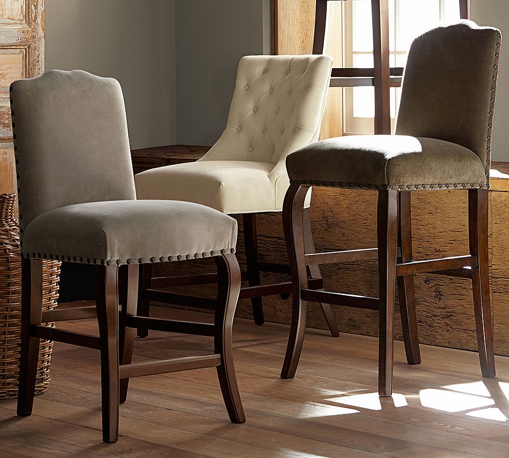 Open Box: Calais Upholstered Bar &amp; Counter Stools