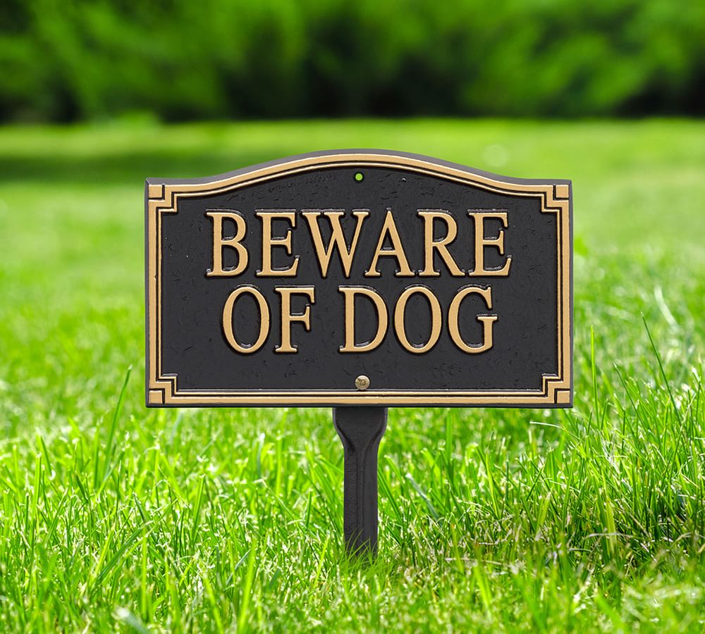 Beware of Dog Sign
