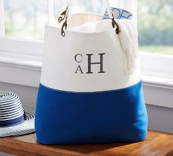 Colorblock Tote Bag