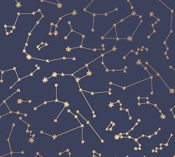 Constellations Navy Removable Wallpaper