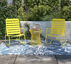 Gatlin Metal Round Outdoor Side Table (20&quot;)