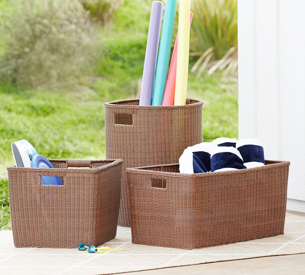 Palmetto Outdoor Baskets - Honey
