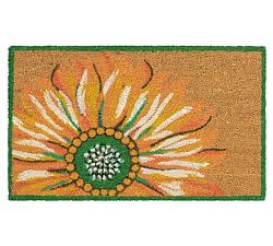 Painterly Sunflower Doormat