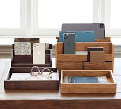Folsom White Oak Desk Accessories Collection