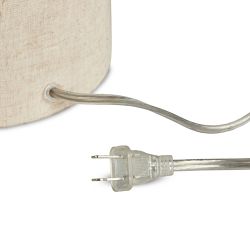Carver Linen Table Lamp (24.5&quot;)