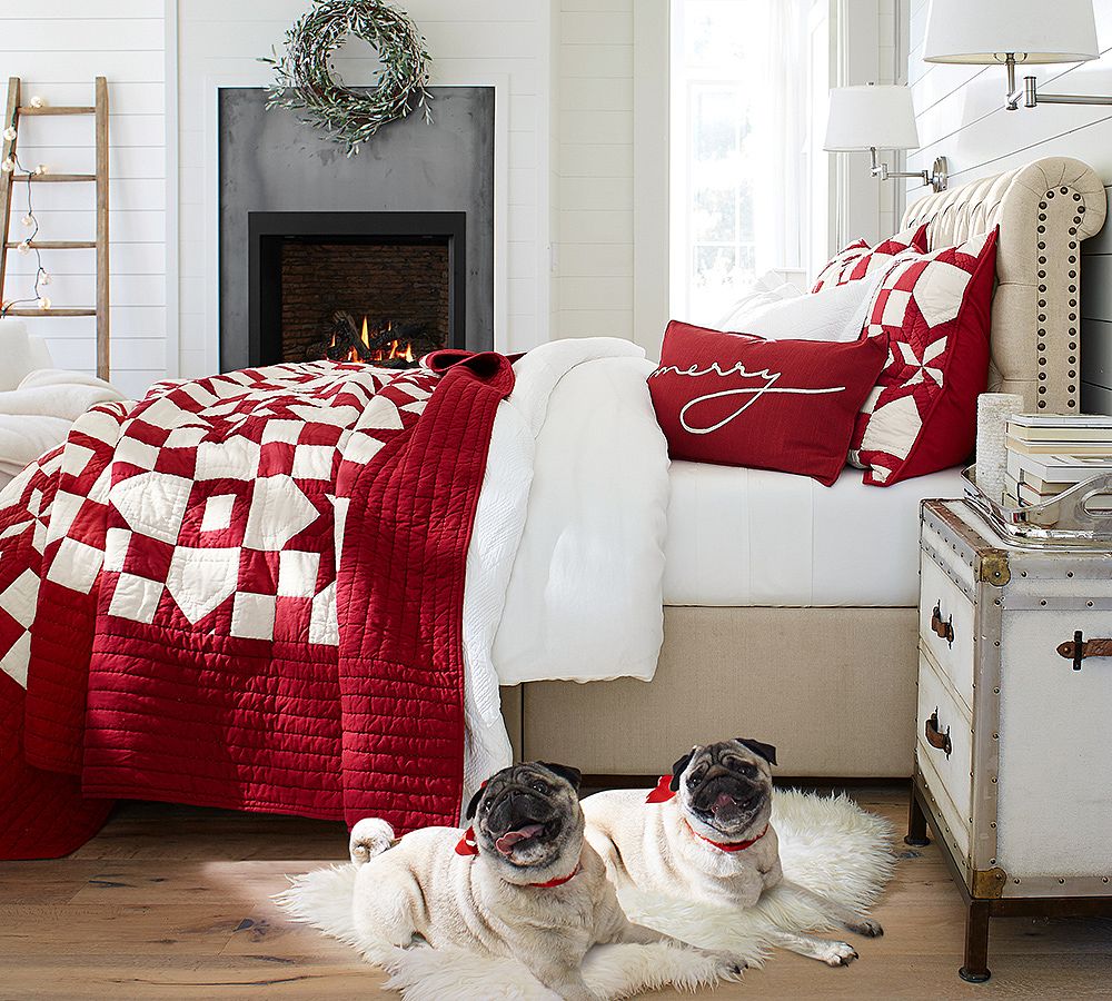 Patchwork Star Quilt &amp; Shams