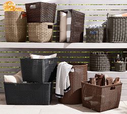 Torrey Outdoor Tall Tote Basket - Natural