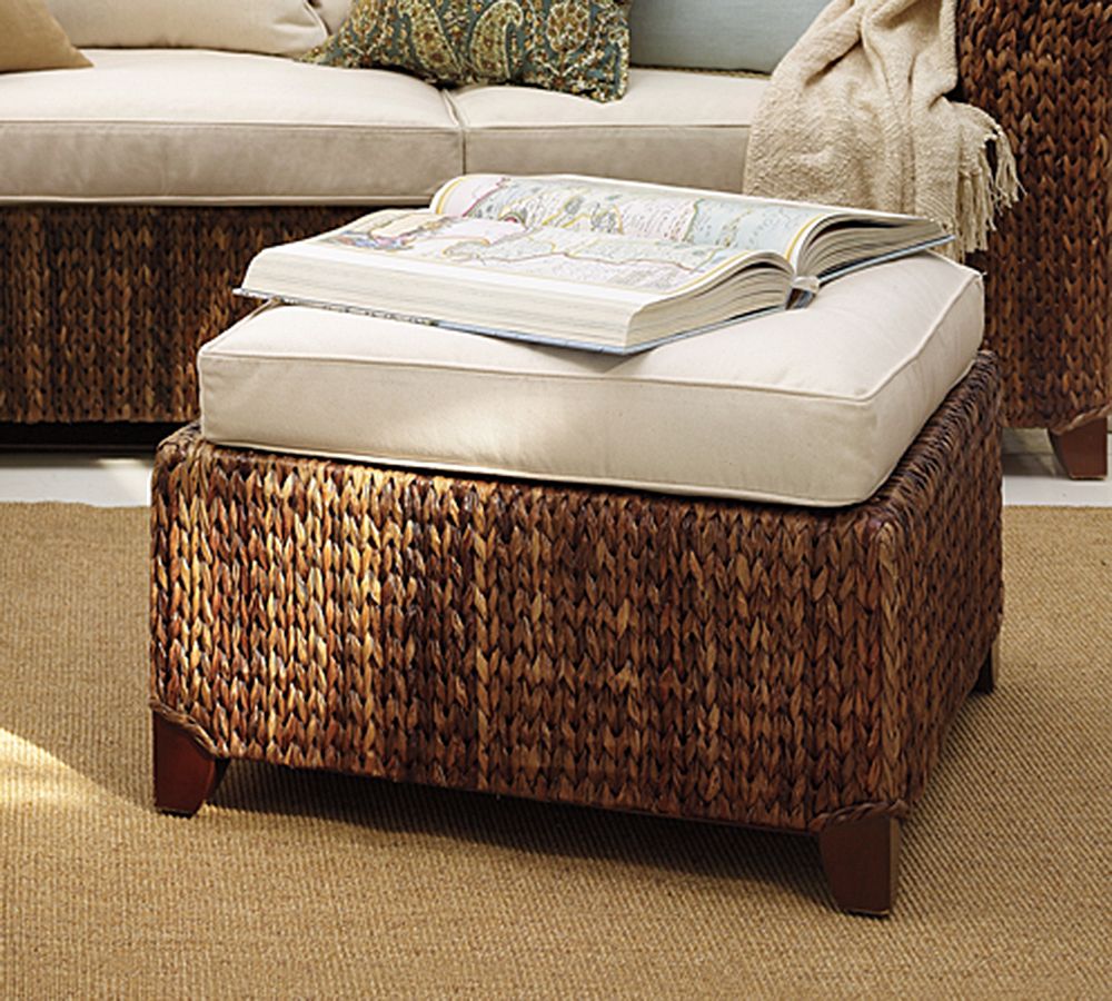 Seagrass Sectional Ottoman