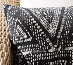 Sunbrella&#0174; Woven Triangles Outdoor Pillow