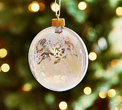 Lit Forest Silhouette Ornament