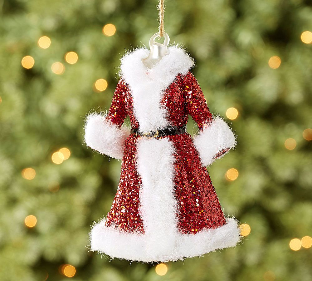 Mrs. Claus Dress Ornament