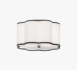 Tess Scalloped Flush Mount (16&quot;-24&quot;)
