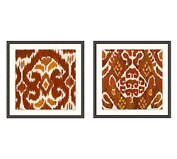Collector Textile Framed Print