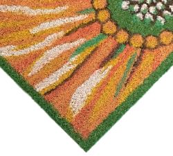 Painterly Sunflower Doormat