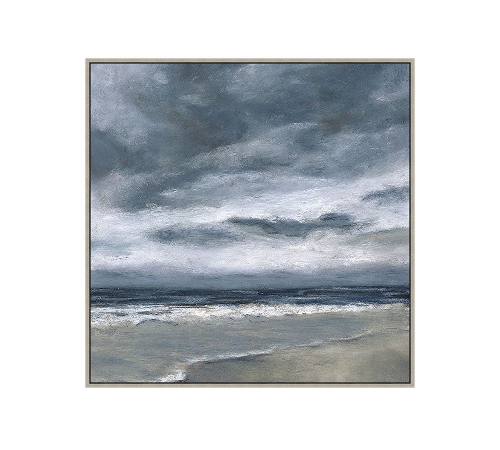 Sea Meditation Framed Canvas
