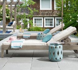 Lattice Ceramic Side Table