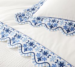Zoe Scallop Embroidered Sham