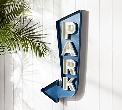 Park Painted Iron Wall Sign