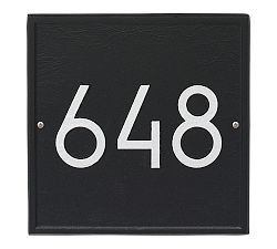 Square Modern Wall Address Plaque