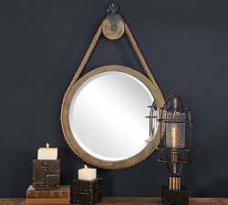 Caspian Round Mirror